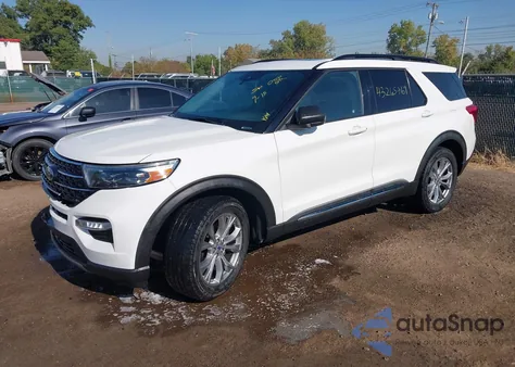 2020 Ford Explorer Xlt z USA, uszkodzony, nr VIN 1FMSK8DH7LGC72327